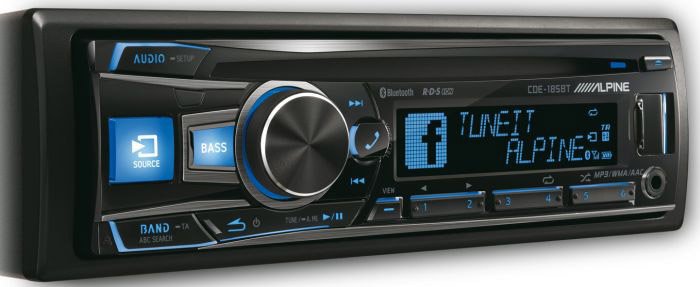 Radio CD Alpine CDE-185BT Bluetooth Conectare iPod iPhone 4x50 W